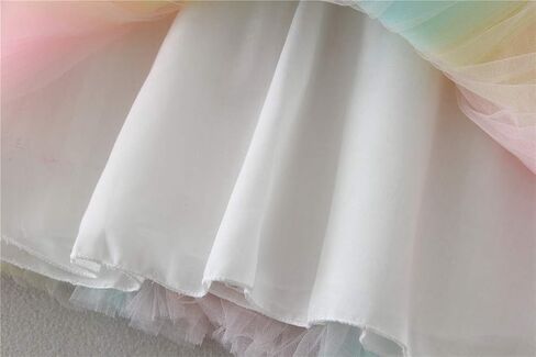 Meiqiduo Baby Girls Dress Infant Christening Birthday Wedding Bridesmaid Party Lace Tulle Flower Dresses in Kuwait