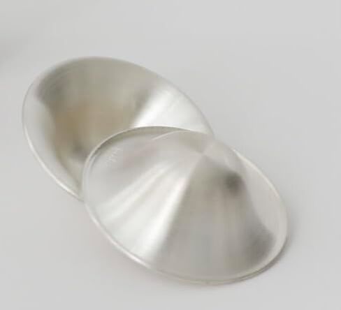 The Original Silver Nursing Cups- Nipple Shields for Nursing, Newborn Breastfeeding, Regular w/Silicone Comfort Rings in Saudi Arabia