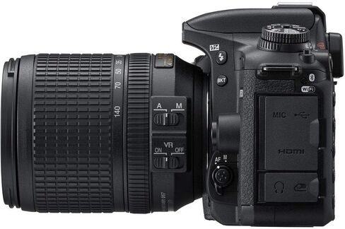 Nikon D7500 DSLR Camera with 18-140mm Lens (1582) + 4K Monitor + Pro Headphones + Pro Mic + 2 x 64GB Memory Card + Case + Corel Photo Software + Pro Tripod + 3 x EN-EL 15 Battery + More (Renewed) in Saudi Arabia