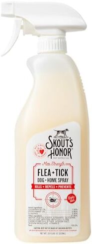 SKOUT'S HONOR: Flea + Tick Dog & Home Spray with Natural Cedarwood and Peppermint Essential Oils, 28 oz. in Saudi Arabia