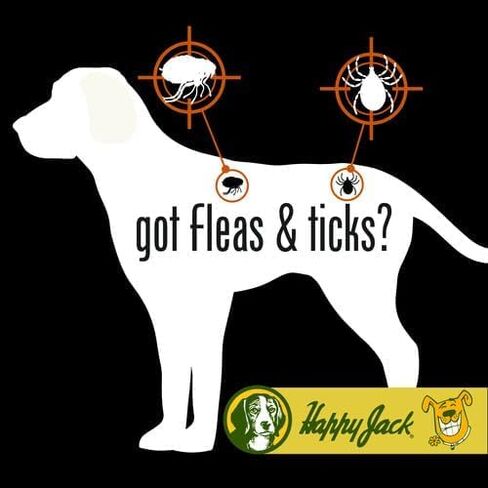 رذاذ البراغيث والقراد من هابي جاك DD-33 للكلاب والقطط، علاج البراغيث والسيطرة عليها، تركيبة مائية تقتل البراغيث والقراد بشكل فعال ولكنها لطيفة على الجلد والشعر، 16 أونصة in Kuwait