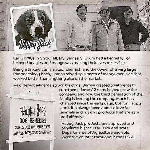 رذاذ البراغيث والقراد من هابي جاك DD-33 للكلاب والقطط، علاج البراغيث والسيطرة عليها، تركيبة مائية تقتل البراغيث والقراد بشكل فعال ولكنها لطيفة على الجلد والشعر، 16 أونصة in Kuwait