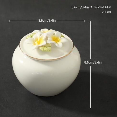 Contid جرة صغيرة جرة تذكار صغيرة الجرار الزخرفية السيراميك للرماد جرة صغيرة تذكارية صغيرة لتقاسم رماد الحيوانات الأليفة الإناث الكبار in Kuwait
