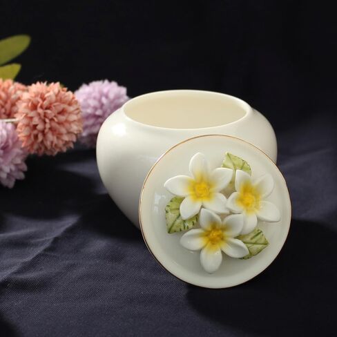 Contid جرة صغيرة جرة تذكار صغيرة الجرار الزخرفية السيراميك للرماد جرة صغيرة تذكارية صغيرة لتقاسم رماد الحيوانات الأليفة الإناث الكبار in Kuwait