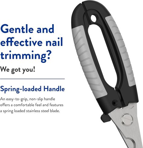 WAHL Professional Animal Large Pet Nail Clipper for Dogs & Cats (#858479) - Dog Nail Clipper - for Medium to Large Breeds - Safe Dog & Cat Nail Clipper - Animal Nail Clipper - Black & Gray in Saudi Arabia