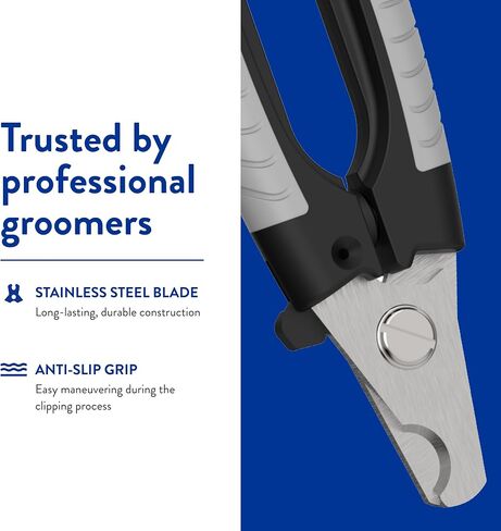 WAHL Professional Animal Large Pet Nail Clipper for Dogs & Cats (#858479) - Dog Nail Clipper - for Medium to Large Breeds - Safe Dog & Cat Nail Clipper - Animal Nail Clipper - Black & Gray in Saudi Arabia