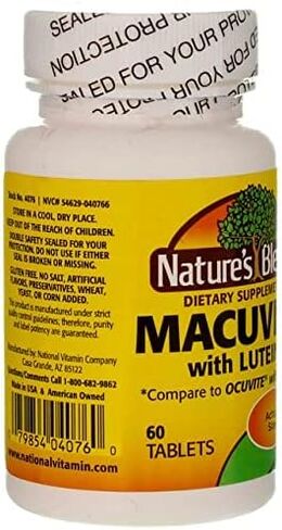 Nature's Blend Macuvite with Lutein 60 Tabs in Saudi Arabia