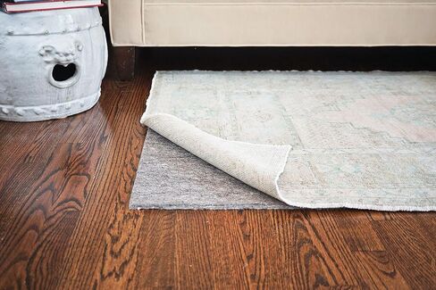 وسادة سجادة من اللباد 100% من RUGPADUSA، مقاس 20 سم، دائرية، بسُمك 1.27 سم، مصنوعة في الولايات المتحدة الأمريكية، آمنة لجميع الأرضيات والملمسات النهائية in Kuwait