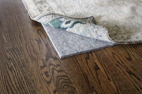 وسادة سجادة من اللباد 100% من RUGPADUSA، مقاس 20 سم، دائرية، بسُمك 1.27 سم، مصنوعة في الولايات المتحدة الأمريكية، آمنة لجميع الأرضيات والملمسات النهائية in Kuwait