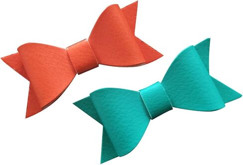 20 قطعة من مشابك شعر جلدية من Yazon بفيونكات شعر من الجلد للأطفال بأطراف ممزوجة بألوان مختلفة in Kuwait