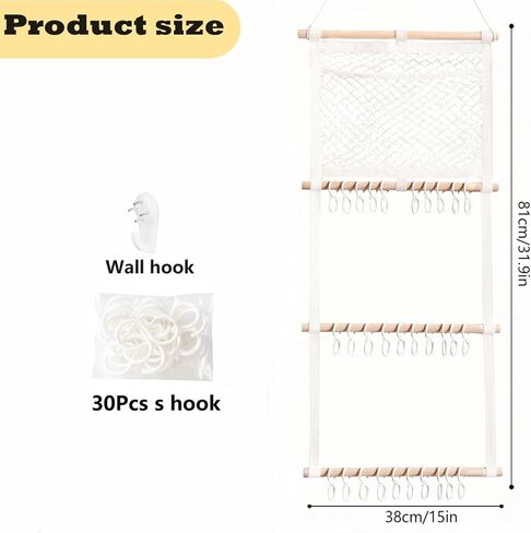 حامل فيونكات للشعر للبنات، حامل عصابة راس بسعة كبيرة، منظم تخزين مشابك الشعر، منظم اكسسوارات الشعر، ديكور معلق على الحائط لغرفة الفتيات، خزانة باب حضانة الاطفال (تصميم مطور) in Kuwait