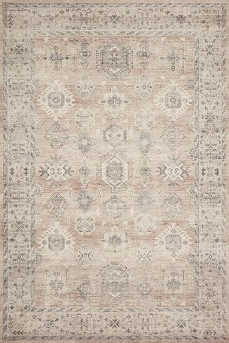 مجموعة Loloi II Hathaway Collection HTH-03 Java / Multi 5'-0" x 7'-6"، .25 بوصة سميكة، سجادة منطقة، ناعمة، متينة، مطبوعة، حديثة، كومة منخفضة، غير قابلة للتساقط، سهلة التنظيف، غرفة المعيشة بساط in Saudi Arabia