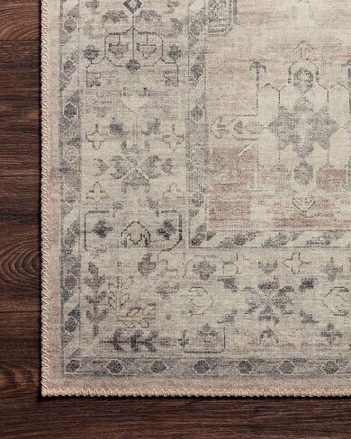 مجموعة Loloi II Hathaway Collection HTH-03 Java / Multi 5'-0" x 7'-6"، .25 بوصة سميكة، سجادة منطقة، ناعمة، متينة، مطبوعة، حديثة، كومة منخفضة، غير قابلة للتساقط، سهلة التنظيف، غرفة المعيشة بساط in Saudi Arabia