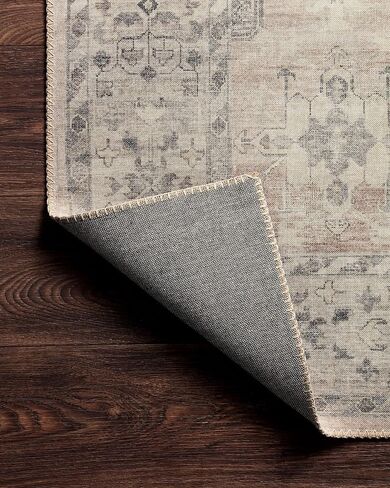 مجموعة Loloi II Hathaway Collection HTH-03 Java / Multi 5'-0" x 7'-6"، .25 بوصة سميكة، سجادة منطقة، ناعمة، متينة، مطبوعة، حديثة، كومة منخفضة، غير قابلة للتساقط، سهلة التنظيف، غرفة المعيشة بساط in Saudi Arabia