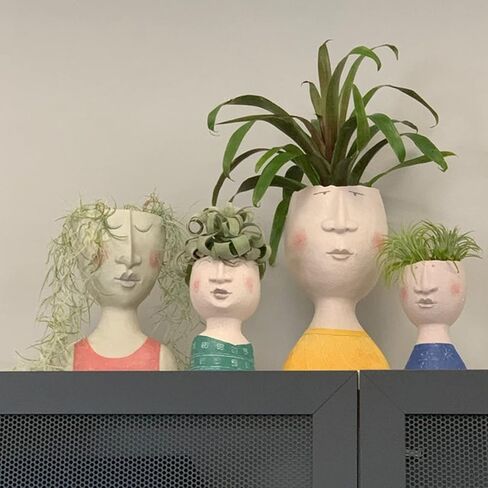 فليرف 3 عبوات من الطحالب الاسبانية المزيفة للنباتات المحفوظة بوعاء، اكليل طحالب صناعي معلق، نباتات طحالب خضراء صناعية للحرف اليدوية والديكور الداخلي والخارجي in Kuwait