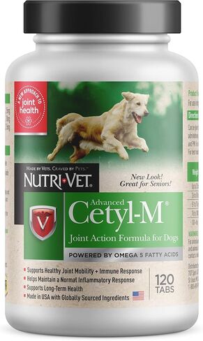 Nutri-Vet Cetyl-M أقراص قابلة للمضغ بصيغة المفاصل المتقدمة 120 قيراط in Kuwait
