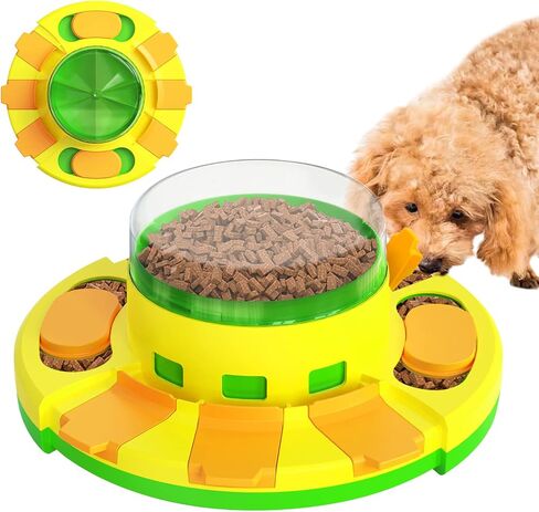 BEEFABLE Dog Puzzle Toys Interactive Toys Dog Enrichment Toys Dogs Brain Stimulation Puppy IQ Training & Mental Enrichment Food Puzzle Slow Feeder (Green) in Saudi Arabia