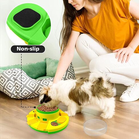BEEFABLE Dog Puzzle Toys Interactive Toys Dog Enrichment Toys Dogs Brain Stimulation Puppy IQ Training & Mental Enrichment Food Puzzle Slow Feeder (Green) in Saudi Arabia