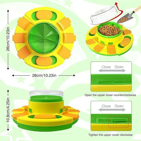 BEEFABLE Dog Puzzle Toys Interactive Toys Dog Enrichment Toys Dogs Brain Stimulation Puppy IQ Training & Mental Enrichment Food Puzzle Slow Feeder (Green) in Saudi Arabia