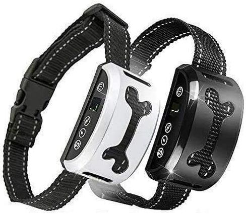 Bark Collar 2 Pack [Upgraded] | Anti-Barking Collar | Smart Chip | Beeps/Vibration/Shock Mode | For Small Medium and Large Dogs All Breeds Over 6 Lbs in Kuwait