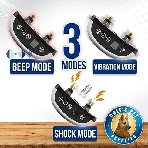 Bark Collar 2 Pack [Upgraded] | Anti-Barking Collar | Smart Chip | Beeps/Vibration/Shock Mode | For Small Medium and Large Dogs All Breeds Over 6 Lbs in Kuwait