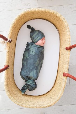 Copper Pearl Baby Beanie Hat Top Knot in Saudi Arabia