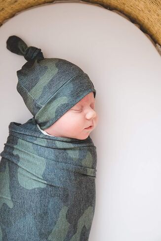 Copper Pearl Baby Beanie Hat Top Knot in Saudi Arabia