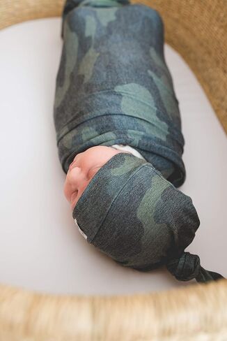 Copper Pearl Baby Beanie Hat Top Knot in Saudi Arabia