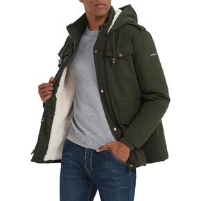 Orolay Men's Winter Coat Warm Parka Jacket Military Coat with Adjustable Drawstring Hood