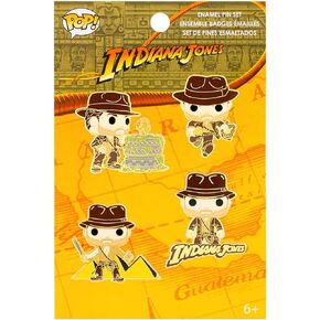 Loungefly Funko Pop! Indiana Jones: Raiders of The Lost Ark Indy 4-Pack Pin Set in Saudi Arabia