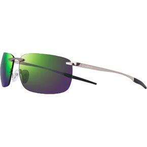 Revo Sunglasses Descend Z: Polarized Rimless Lens with Stainless Steel Arms