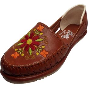 GCENTERPRISE, huaraches for women, mexican huaraches for women, huarache sandals women, mexican sandals women, Maya Floral in Kuwait