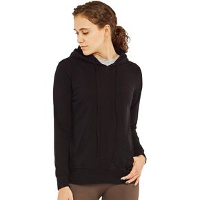 Sofra Women's Thin Cotton Pullover Hoodie Sweater