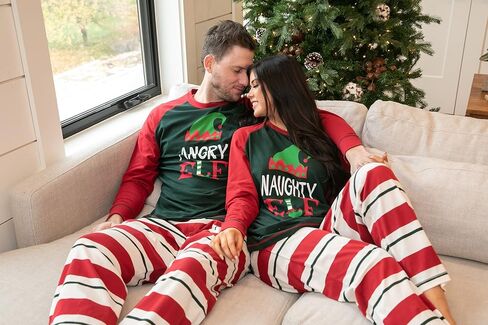 Lazy One Lights Out Matching Family Christmas Pajamas, Matching Christmas PJs For Family, Adult, Teen, Kid, and Baby Pajamas in Saudi Arabia