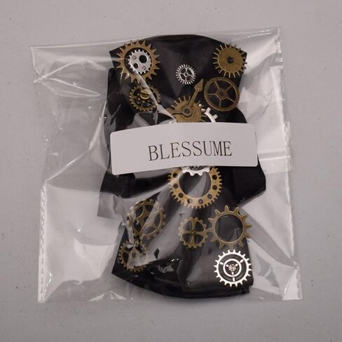 BLESSUME Steampunk Bowtie Gothic Costume Tie Retro Vintage Costume Accessory in Saudi Arabia