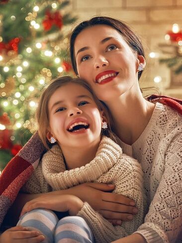20 زوجًا من أقراط عيد الميلاد للفتيات، أقراط عيد الميلاد للنساء، أقراط عطلة لطيفة، شجرة عيد الميلاد، قوس سانتا إلك، رجل الثلج، مجموعة أقراط الحلوى، هدايا عيد الميلاد للعطلات in Saudi Arabia