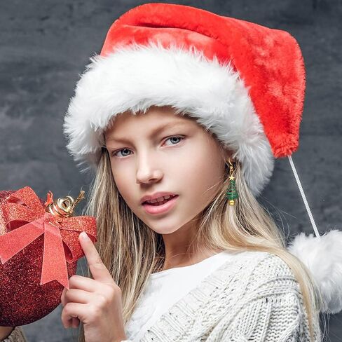20 Pairs Christmas Stud Earrings for Girls Christmas Earrings for Women Cute Holiday Earrings Christmas Tree Bow Santa Elk Snowman Candy Stud Earrings Set Christmas Jewelry Gifts for Holiday in Kuwait