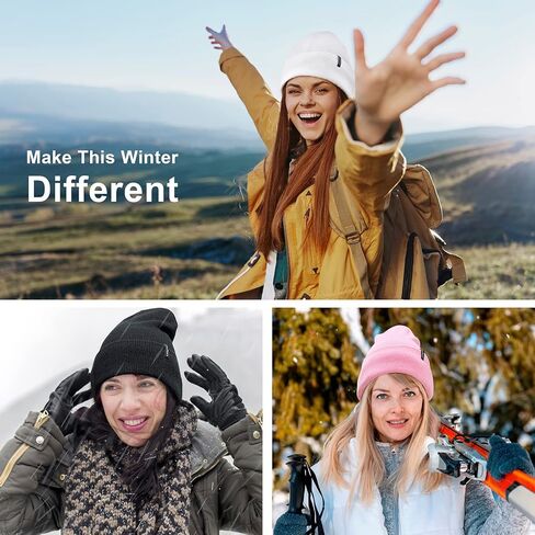 قبعات Lesgrod Beanie للرجال والنساء قبعات شتوية محبوكة ناعمة ودافئة للتزلج للجنسين in Kuwait