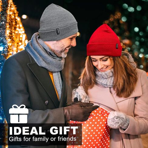 قبعات Lesgrod Beanie للرجال والنساء قبعات شتوية محبوكة ناعمة ودافئة للتزلج للجنسين in Kuwait