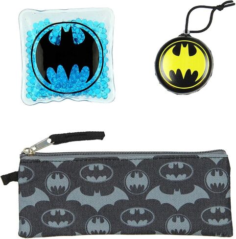 Bioworld Batman 16" Backpack 5 PC Classic Comic Design Combo Set in Saudi Arabia