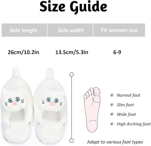 Alayger شباشب نسائية قطيفة على شكل قطة Kawaii للمنزل داخلي ناعمة مضادة للانزلاق أحذية شتوية لطيفة دافئة على الأرض شباشب كرتونية in Kuwait