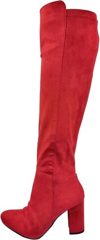 TOP Moda Womens Classy High Heel Knee High Boots in Kuwait