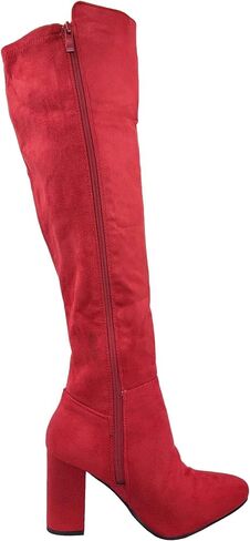 TOP Moda Womens Classy High Heel Knee High Boots in Kuwait