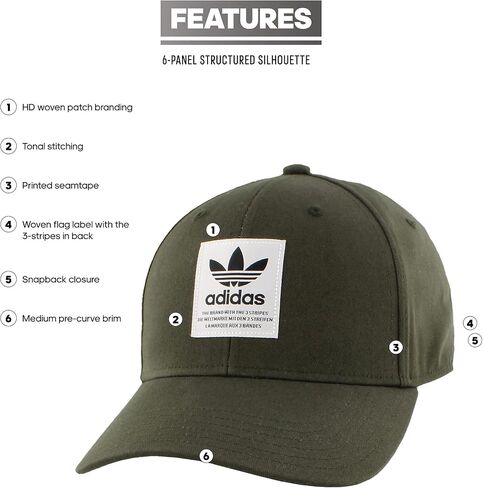 قبعة Adidas Originals للرجال Tl Patch Snapback in Saudi Arabia