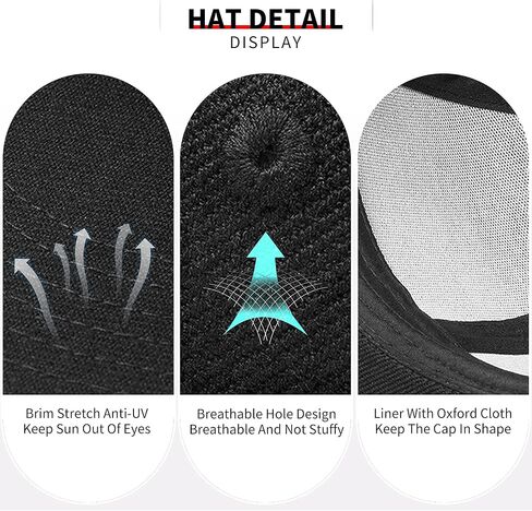 Snapback Hats for Men Flat Bill Black Mens Baseball Cap Brim Snap Back Adjustable in Saudi Arabia