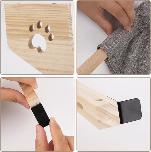 Cat Window Perch, Adjustable Cat Window Bed with Wooden Frame and Metal Cat Hammock for Windowsill Bedside Drawer Wardrobe in Kuwait