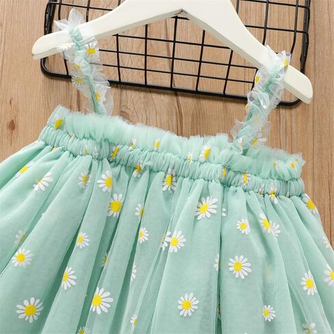 PATPAT Toddler Girl Tutu Dress Floral Cami Mesh Dresses in Saudi Arabia