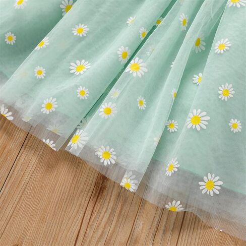 PATPAT Toddler Girl Tutu Dress Floral Cami Mesh Dresses in Saudi Arabia