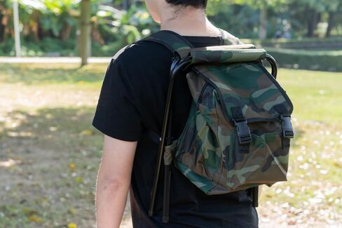 واي ال تراف شنطة ظهر للصيد في الهواء الطلق مع كرسي تخييم وشنطة تبريد قابلة للطي للتخييم والنزهات والصيد والمشي لمسافات طويلة والشاطئ والشواء in Kuwait