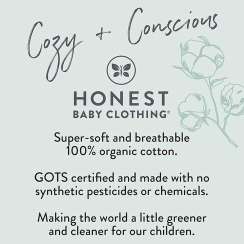 ملاءة سرير من القطن العضوي من HonestBaby، بيضاء، مقاس واحد in Kuwait
